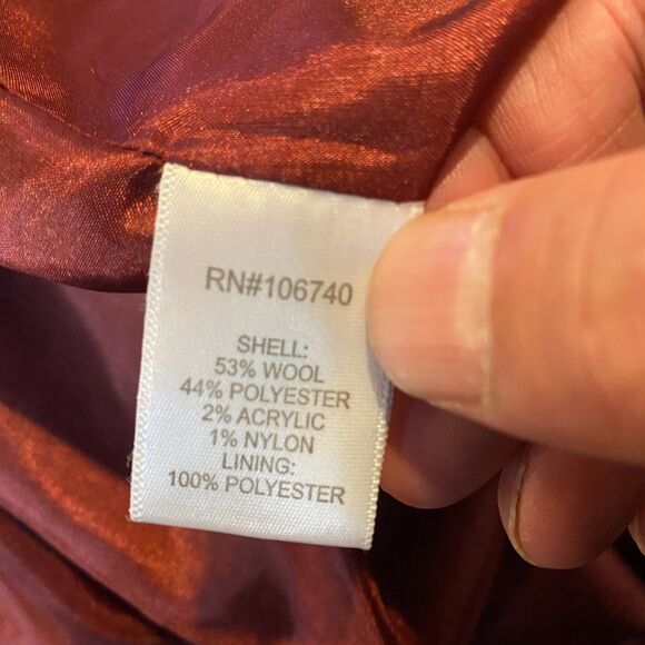 Preppy Chadwicks Wool Blend Red Tartan Plaid Blazer Retro Lined Button Front 22W - Picture 4 of 7